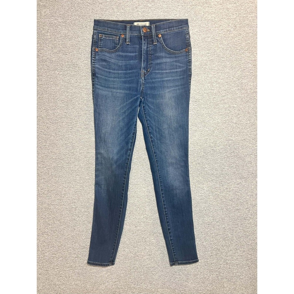 Madewell Jeans Women 27 10" High Rise Skinny Medium Wash Denim Blue